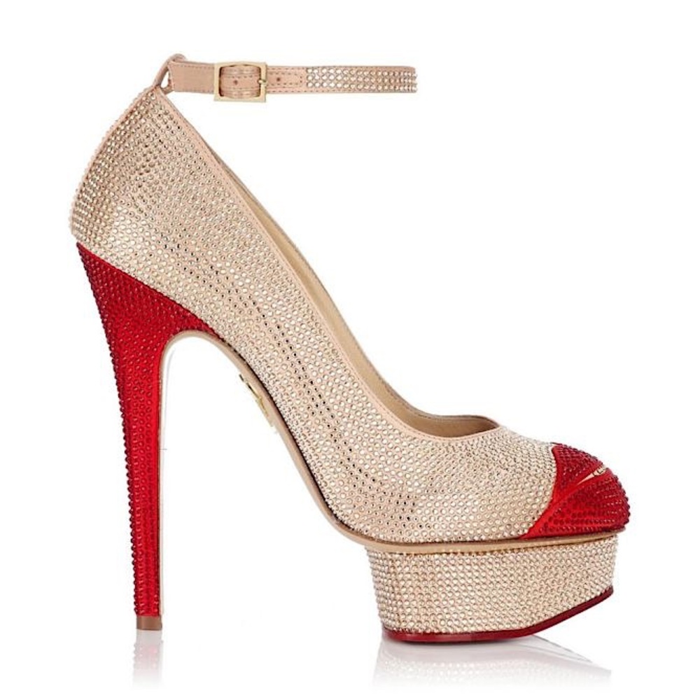 New Charlotte Olympia CRYSTAL KISS ME DOLORES $3,200 39 - Picture 3 of 16